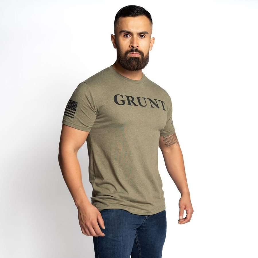 Grunt Style Tshirt - Grunt Defined T-Shirt - Military Green